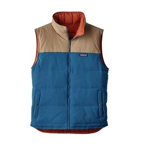 Patagonia Bivy Mens Vest Reversible Big Sur Blue M